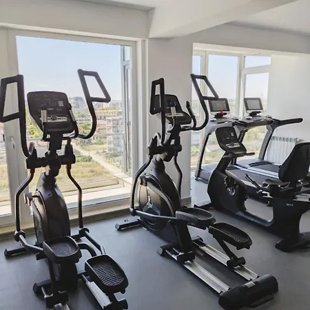 Apartment Nest - Private Parking - Gym - Swimming Pools Navodari